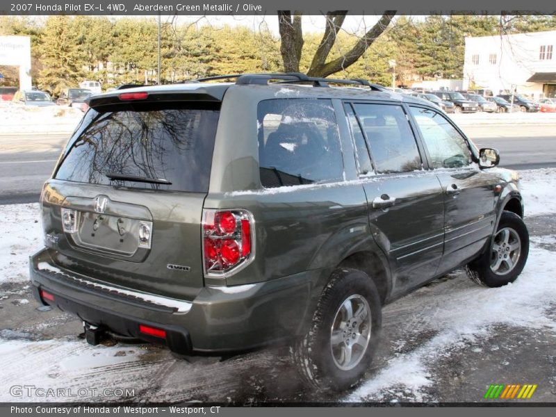Aberdeen Green Metallic / Olive 2007 Honda Pilot EX-L 4WD