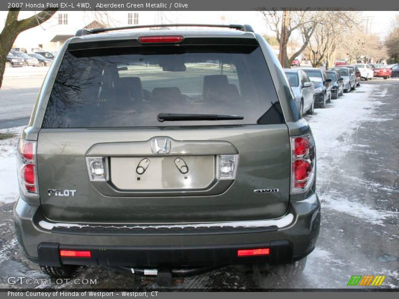 Aberdeen Green Metallic / Olive 2007 Honda Pilot EX-L 4WD