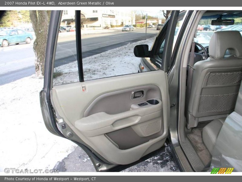 Aberdeen Green Metallic / Olive 2007 Honda Pilot EX-L 4WD