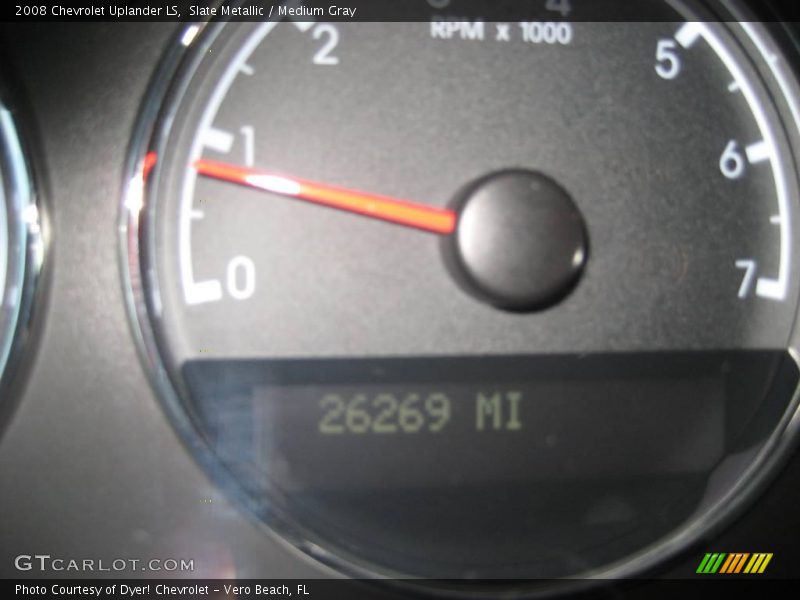 Slate Metallic / Medium Gray 2008 Chevrolet Uplander LS