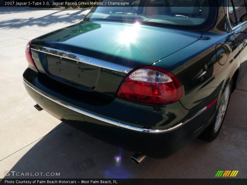 Jaguar Racing Green Metallic / Champagne 2007 Jaguar S-Type 3.0