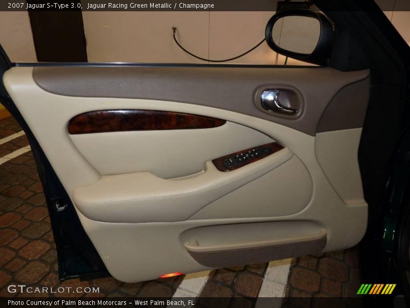 Jaguar Racing Green Metallic / Champagne 2007 Jaguar S-Type 3.0