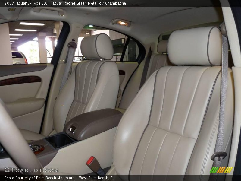 Jaguar Racing Green Metallic / Champagne 2007 Jaguar S-Type 3.0