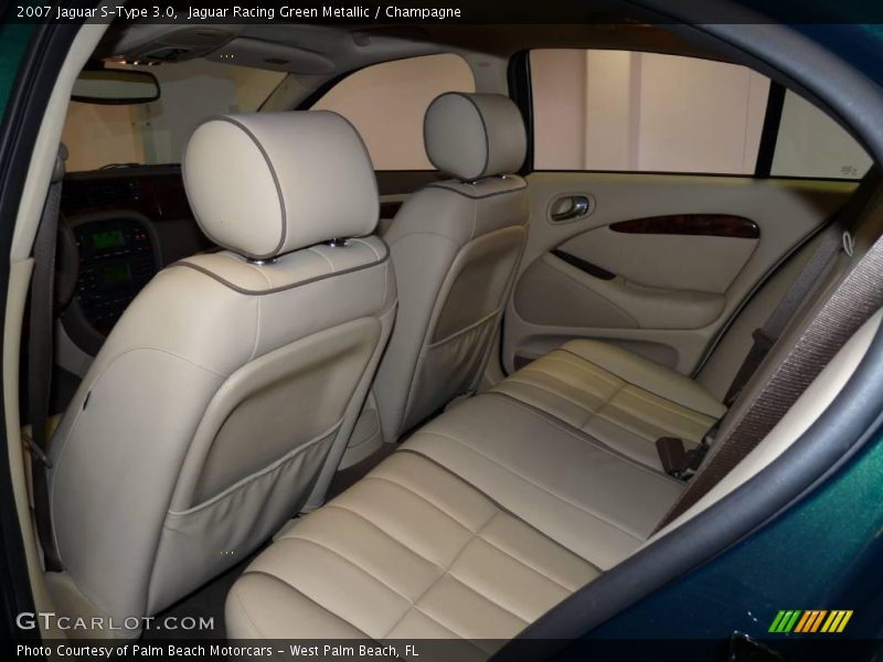 Jaguar Racing Green Metallic / Champagne 2007 Jaguar S-Type 3.0