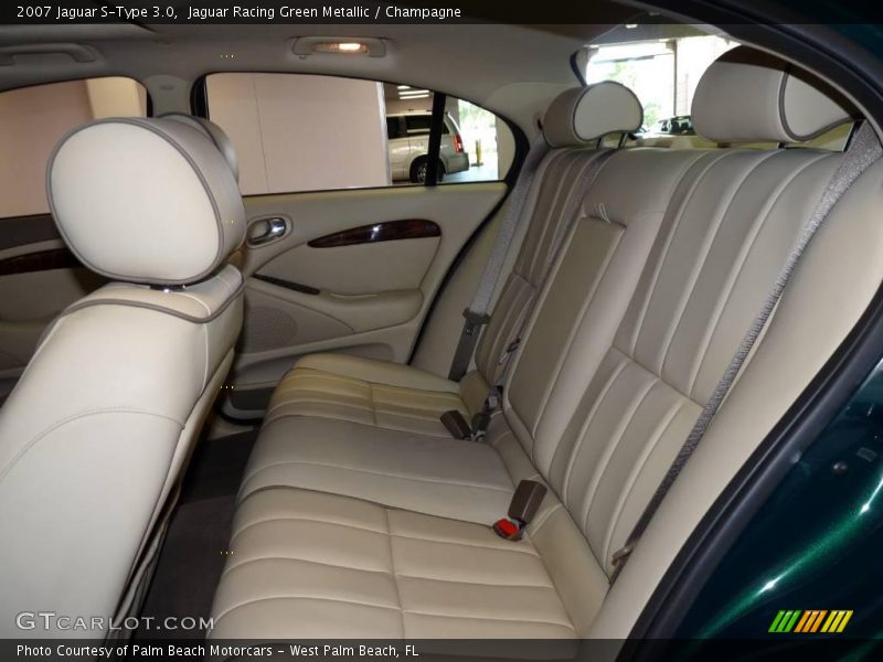 Jaguar Racing Green Metallic / Champagne 2007 Jaguar S-Type 3.0
