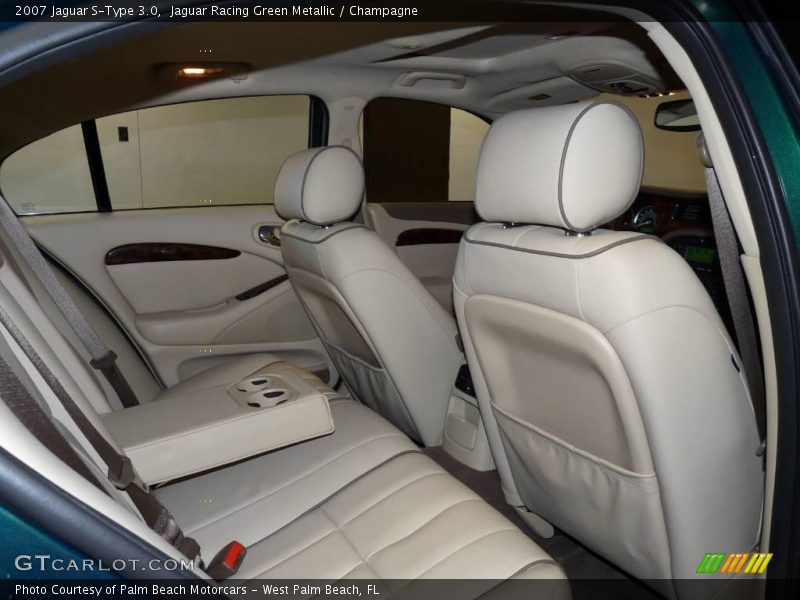 Jaguar Racing Green Metallic / Champagne 2007 Jaguar S-Type 3.0