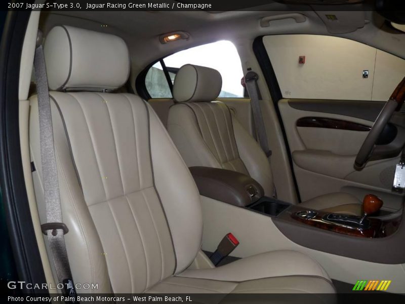 Jaguar Racing Green Metallic / Champagne 2007 Jaguar S-Type 3.0