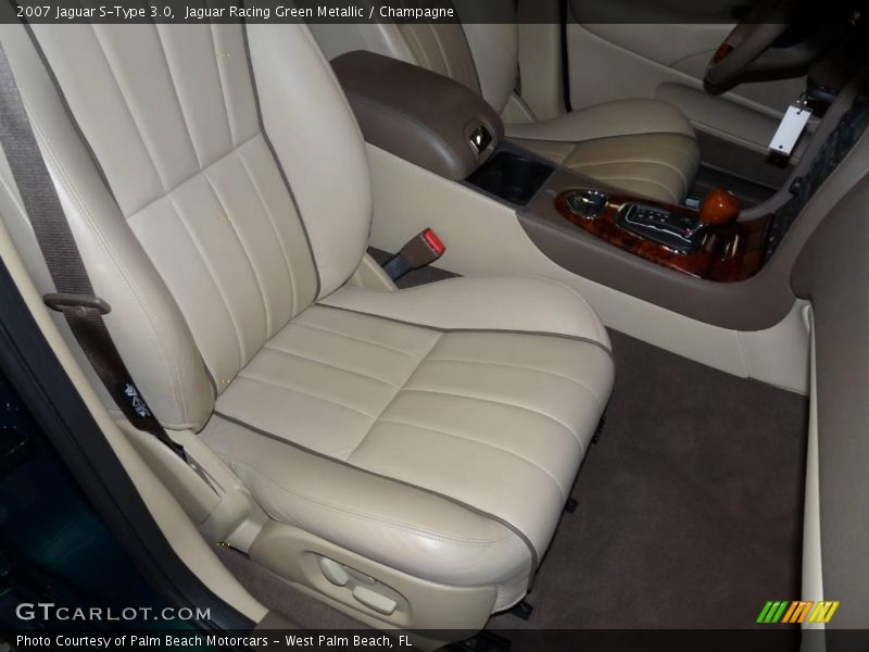 Jaguar Racing Green Metallic / Champagne 2007 Jaguar S-Type 3.0
