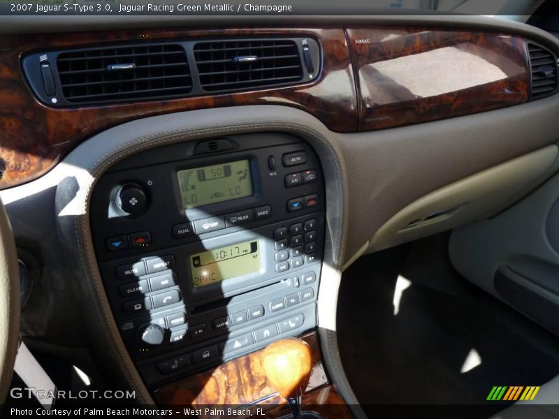 Jaguar Racing Green Metallic / Champagne 2007 Jaguar S-Type 3.0