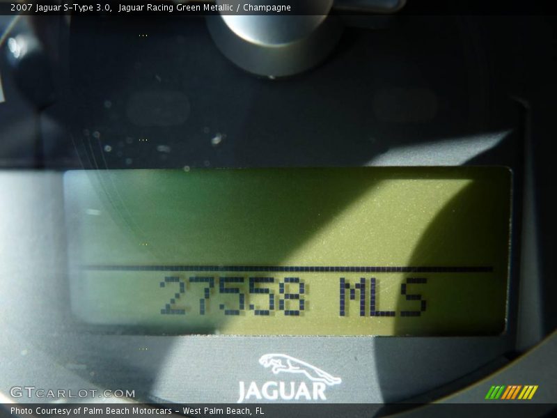 Jaguar Racing Green Metallic / Champagne 2007 Jaguar S-Type 3.0