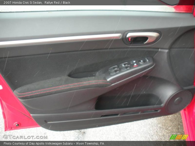 Rallye Red / Black 2007 Honda Civic Si Sedan
