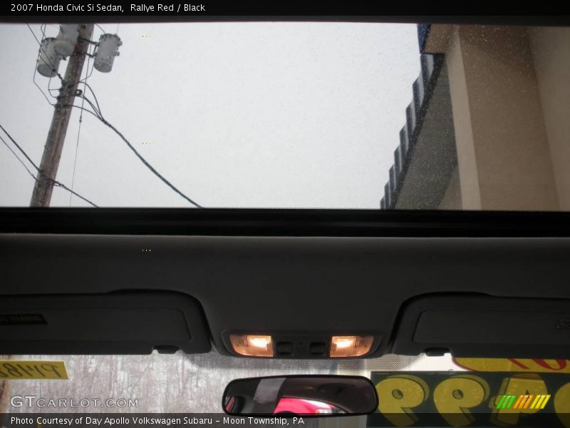 Rallye Red / Black 2007 Honda Civic Si Sedan