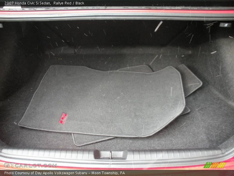 Rallye Red / Black 2007 Honda Civic Si Sedan
