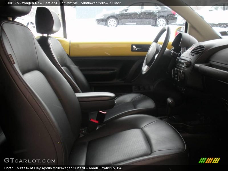 Sunflower Yellow / Black 2008 Volkswagen New Beetle SE Convertible