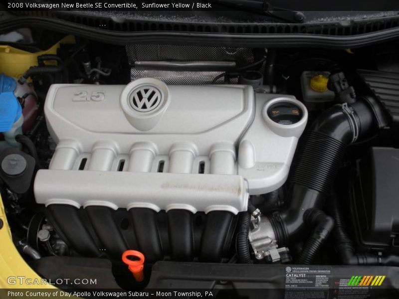 Sunflower Yellow / Black 2008 Volkswagen New Beetle SE Convertible