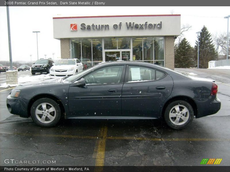 Dark Slate Metallic / Ebony 2008 Pontiac Grand Prix Sedan