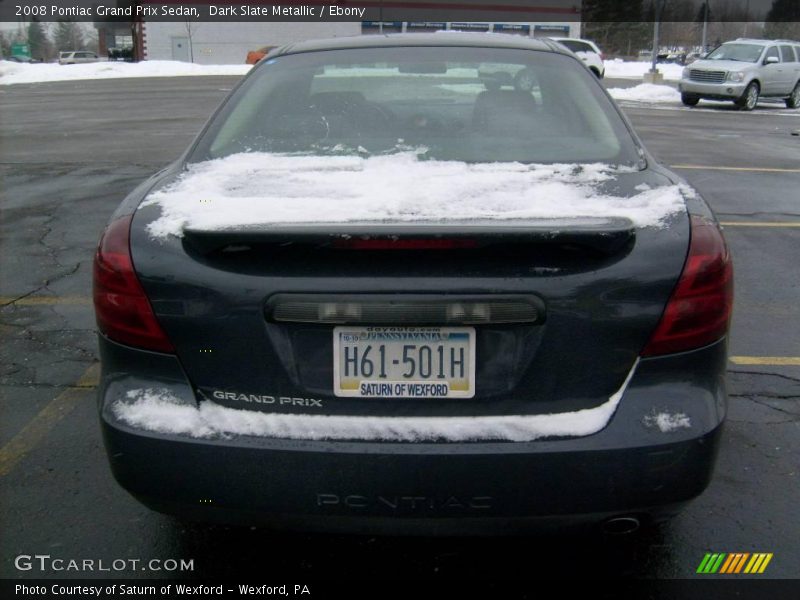 Dark Slate Metallic / Ebony 2008 Pontiac Grand Prix Sedan