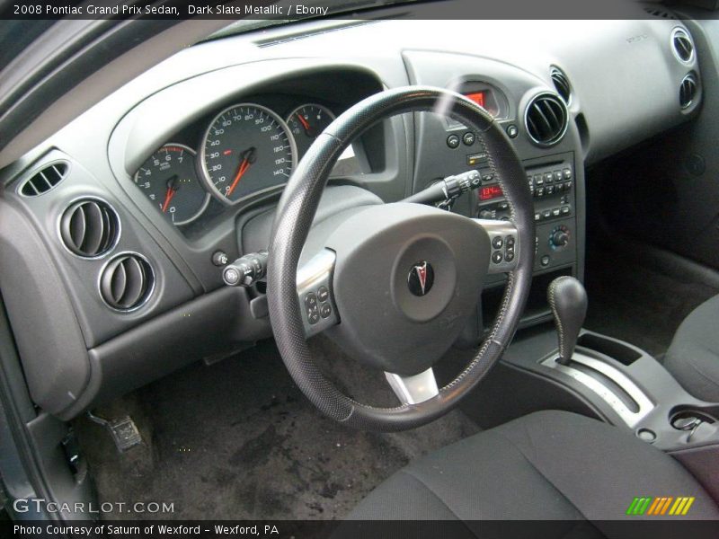 Dark Slate Metallic / Ebony 2008 Pontiac Grand Prix Sedan