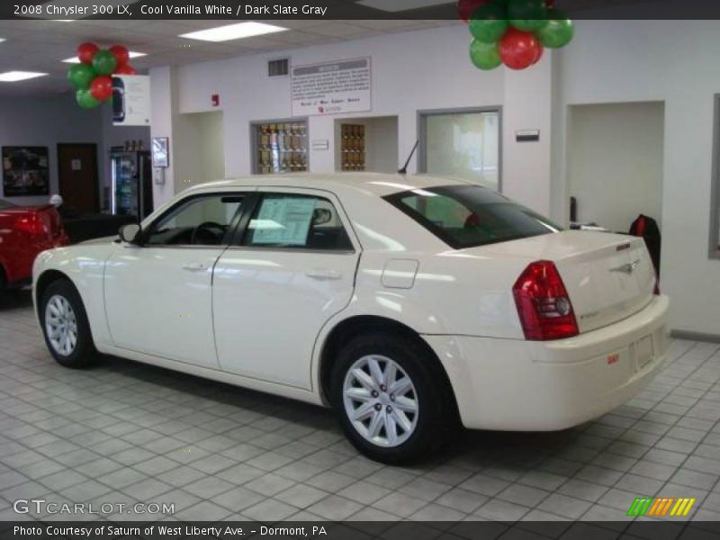 Cool Vanilla White / Dark Slate Gray 2008 Chrysler 300 LX