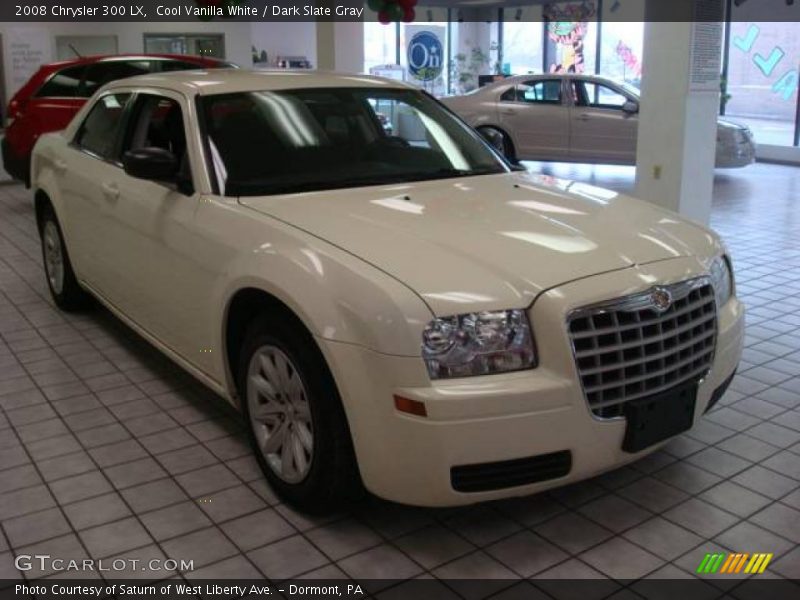 Cool Vanilla White / Dark Slate Gray 2008 Chrysler 300 LX