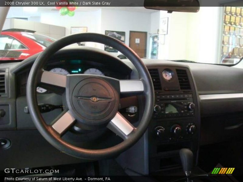 Cool Vanilla White / Dark Slate Gray 2008 Chrysler 300 LX