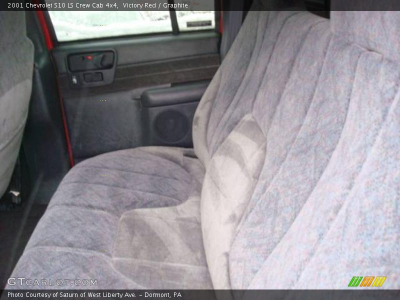 Victory Red / Graphite 2001 Chevrolet S10 LS Crew Cab 4x4