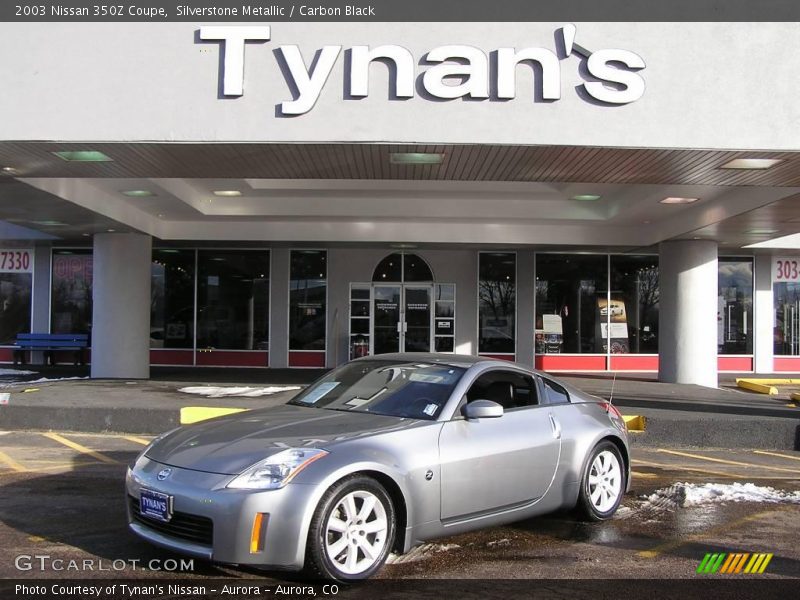 Silverstone Metallic / Carbon Black 2003 Nissan 350Z Coupe