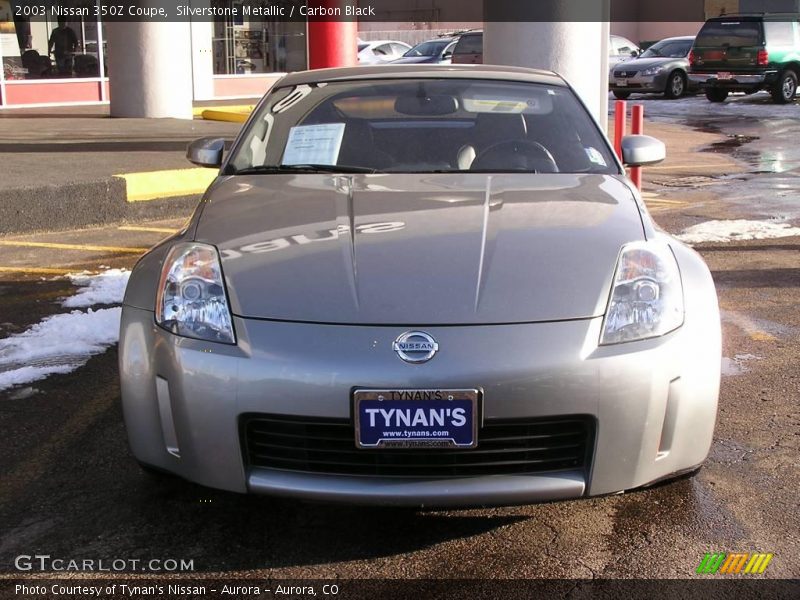Silverstone Metallic / Carbon Black 2003 Nissan 350Z Coupe