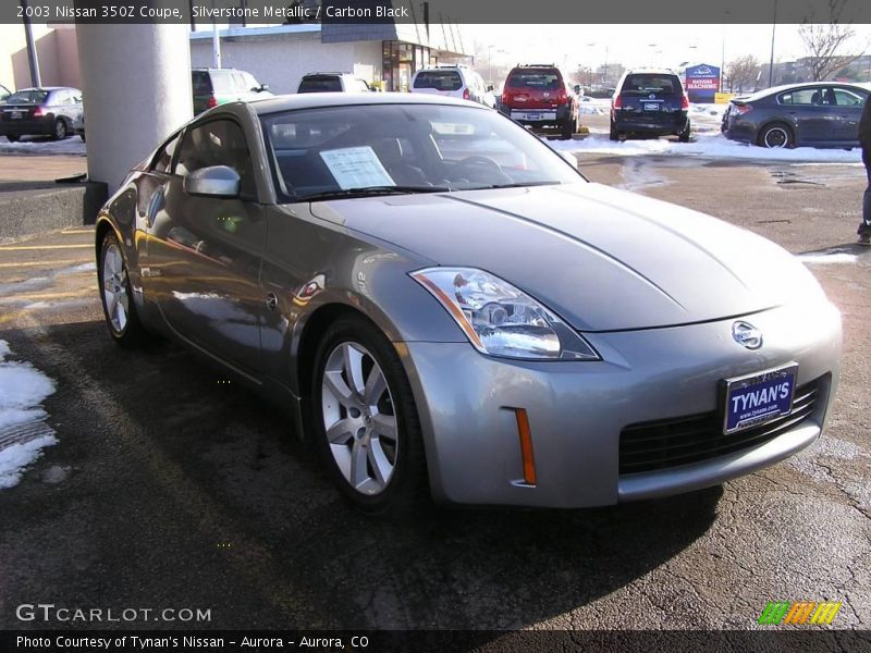 Silverstone Metallic / Carbon Black 2003 Nissan 350Z Coupe