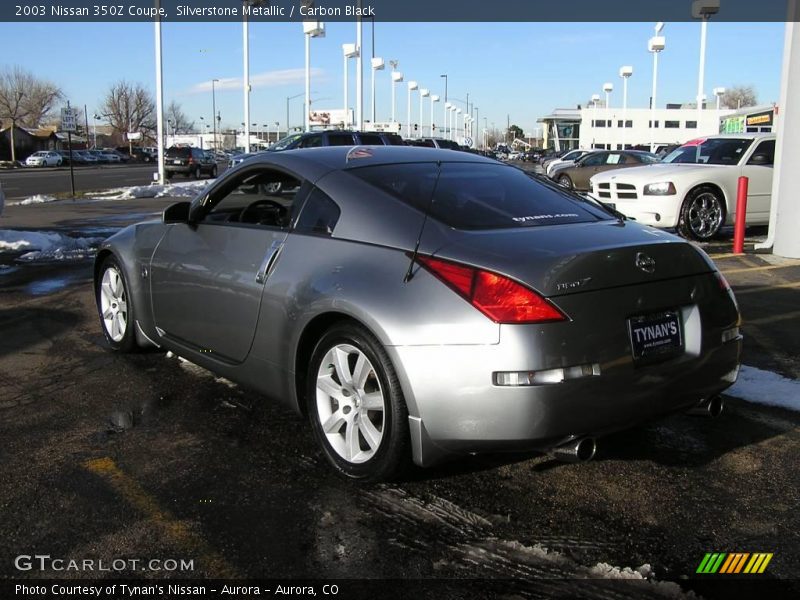Silverstone Metallic / Carbon Black 2003 Nissan 350Z Coupe