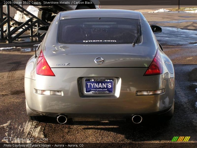Silverstone Metallic / Carbon Black 2003 Nissan 350Z Coupe