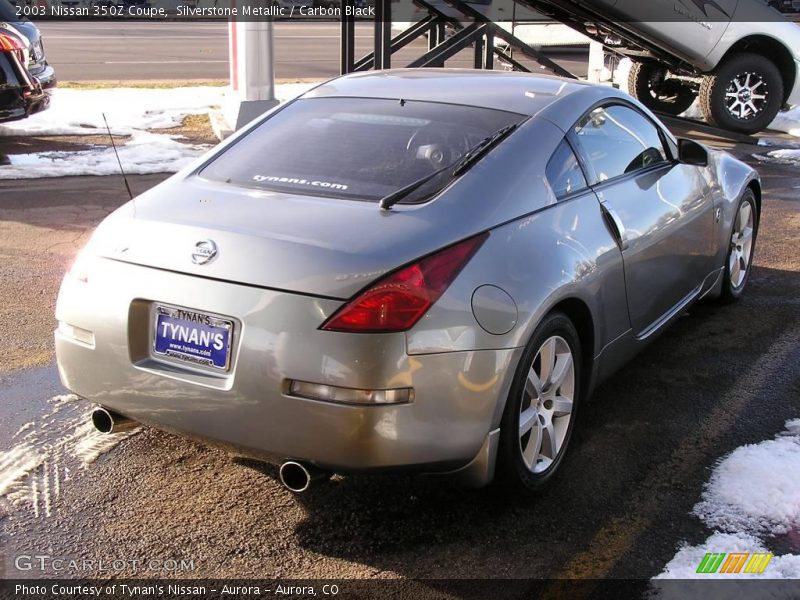 Silverstone Metallic / Carbon Black 2003 Nissan 350Z Coupe