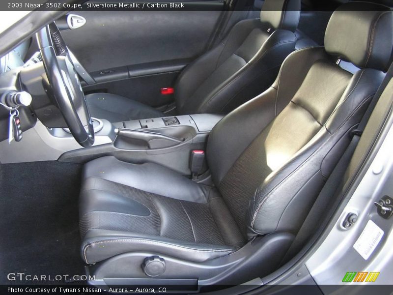 Silverstone Metallic / Carbon Black 2003 Nissan 350Z Coupe