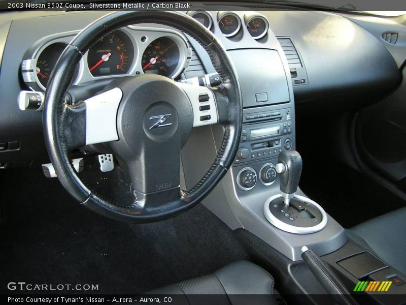 Silverstone Metallic / Carbon Black 2003 Nissan 350Z Coupe