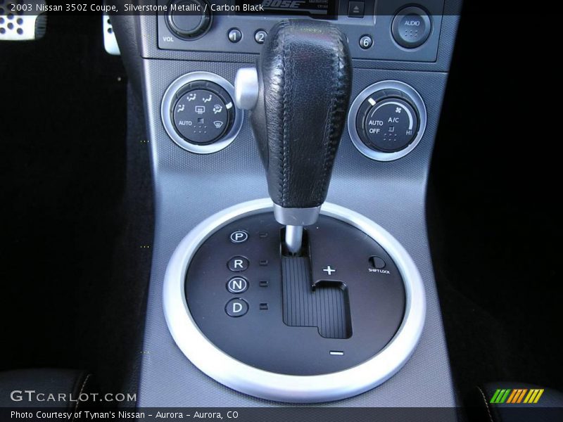 Silverstone Metallic / Carbon Black 2003 Nissan 350Z Coupe