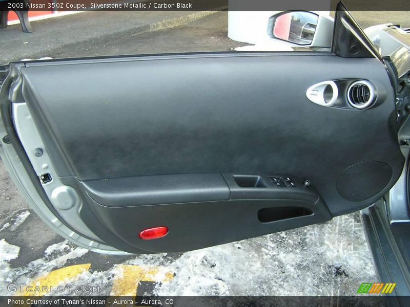 Silverstone Metallic / Carbon Black 2003 Nissan 350Z Coupe