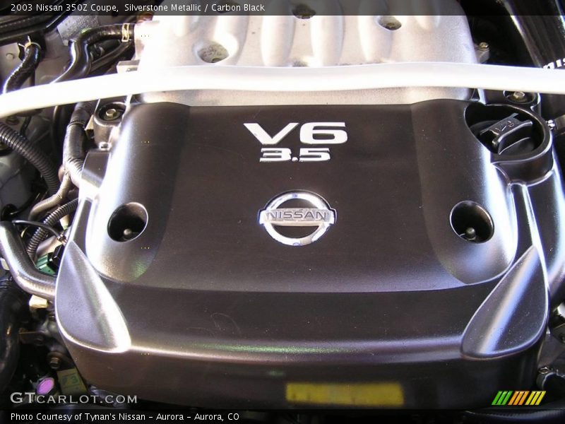 Silverstone Metallic / Carbon Black 2003 Nissan 350Z Coupe