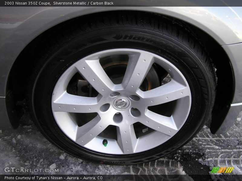 Silverstone Metallic / Carbon Black 2003 Nissan 350Z Coupe