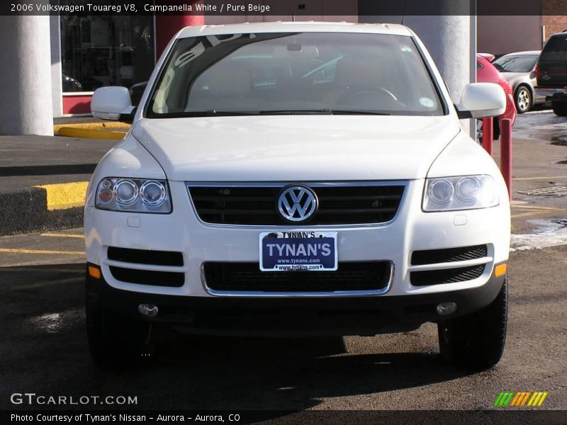 Campanella White / Pure Beige 2006 Volkswagen Touareg V8