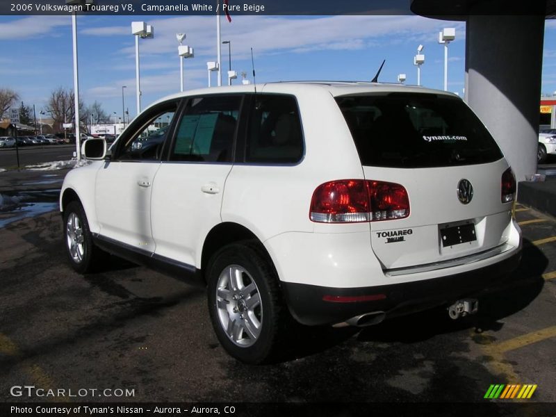 Campanella White / Pure Beige 2006 Volkswagen Touareg V8