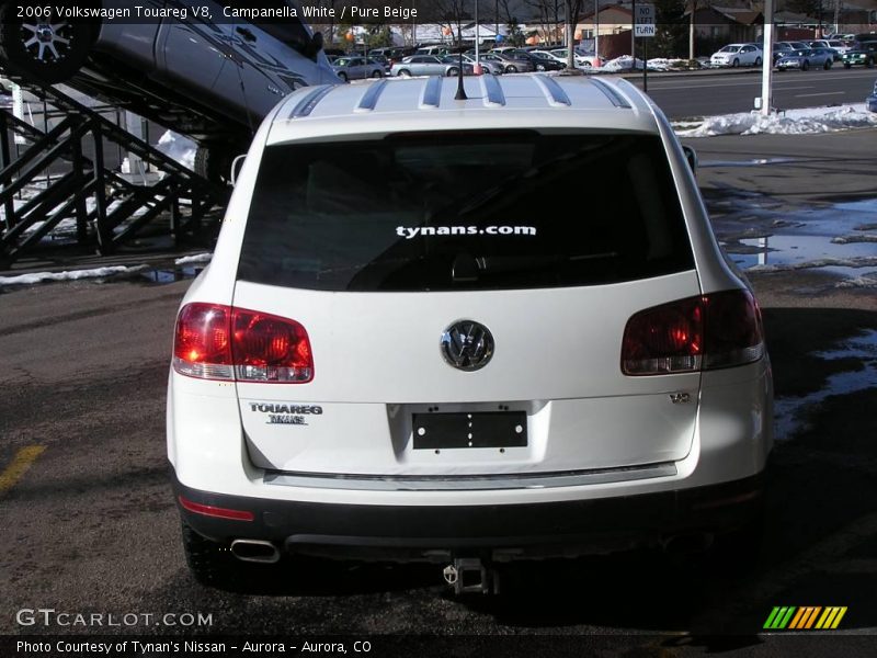Campanella White / Pure Beige 2006 Volkswagen Touareg V8