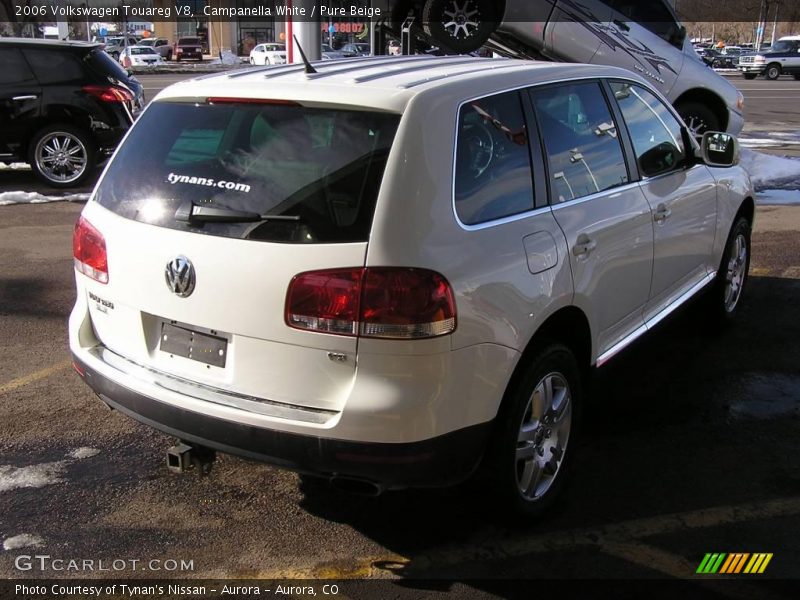 Campanella White / Pure Beige 2006 Volkswagen Touareg V8