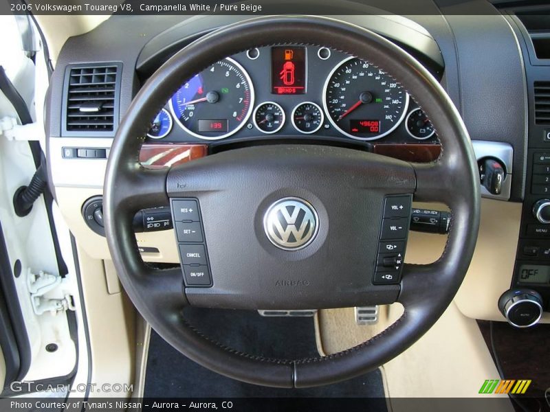 Campanella White / Pure Beige 2006 Volkswagen Touareg V8