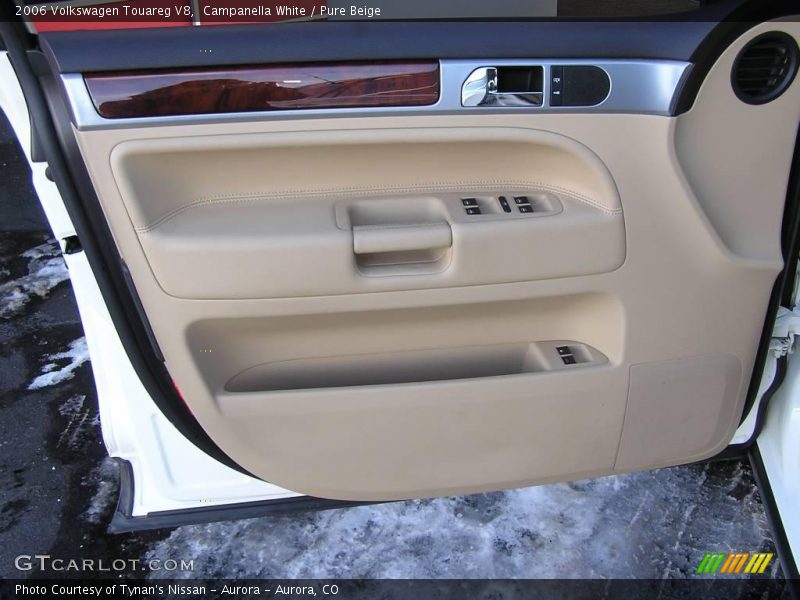 Campanella White / Pure Beige 2006 Volkswagen Touareg V8