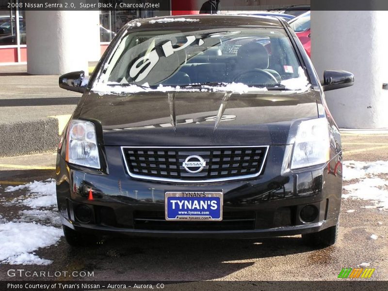 Super Black / Charcoal/Steel 2008 Nissan Sentra 2.0