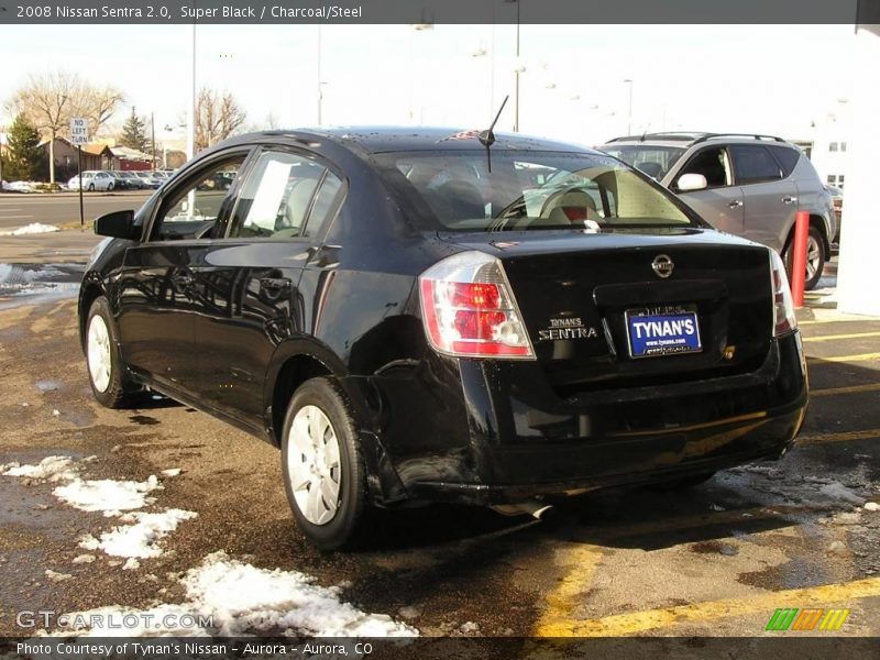 Super Black / Charcoal/Steel 2008 Nissan Sentra 2.0