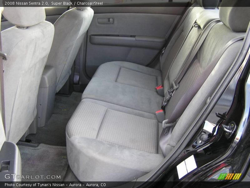 Super Black / Charcoal/Steel 2008 Nissan Sentra 2.0