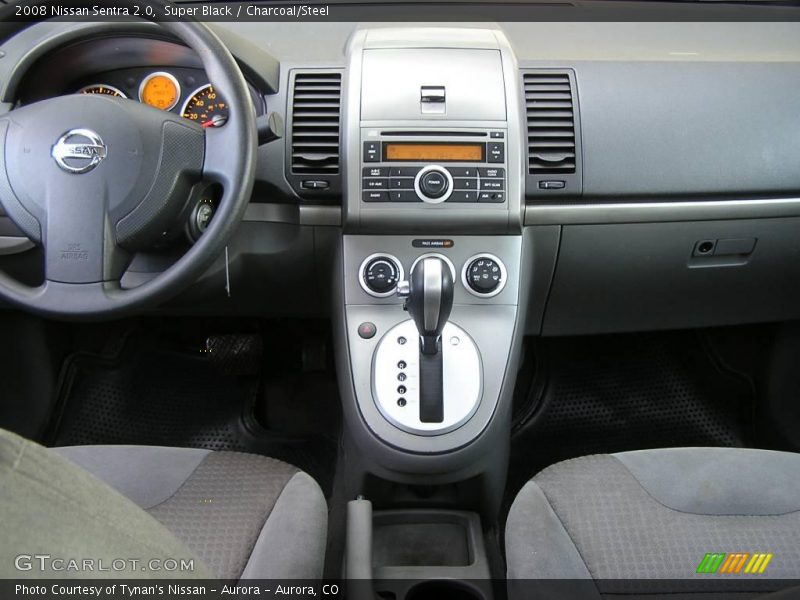 Super Black / Charcoal/Steel 2008 Nissan Sentra 2.0