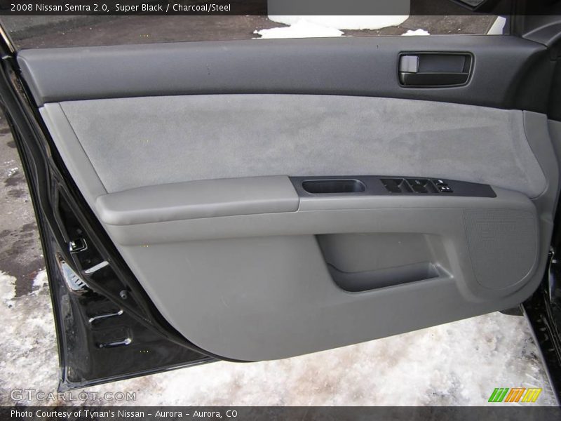 Super Black / Charcoal/Steel 2008 Nissan Sentra 2.0