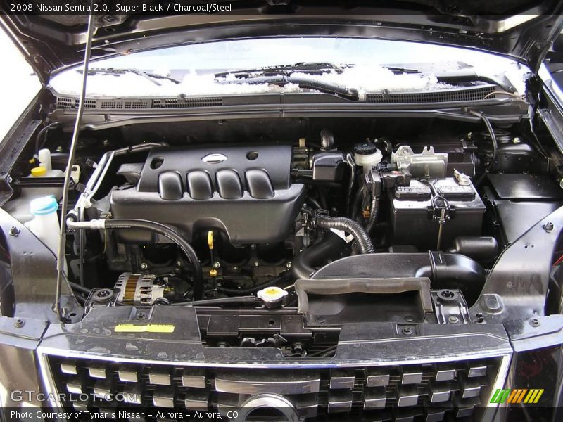 Super Black / Charcoal/Steel 2008 Nissan Sentra 2.0